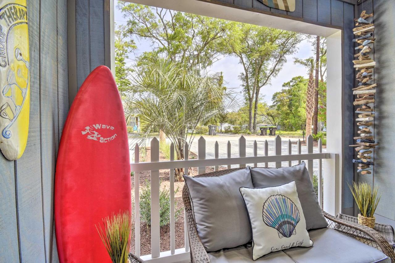 Ocean Isle Beach Home With Shared Lanai And Grill Exterior photo